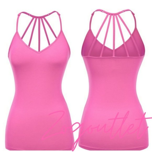 Color Story Tops - Pink Camisole Tank Top